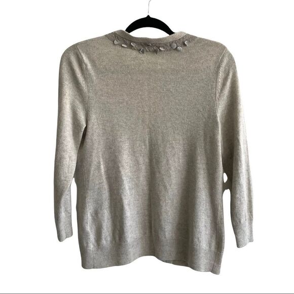 JONES NEW YORK LUXE Cashmere Open Cardigan Sweater M - Picture 3 of 7